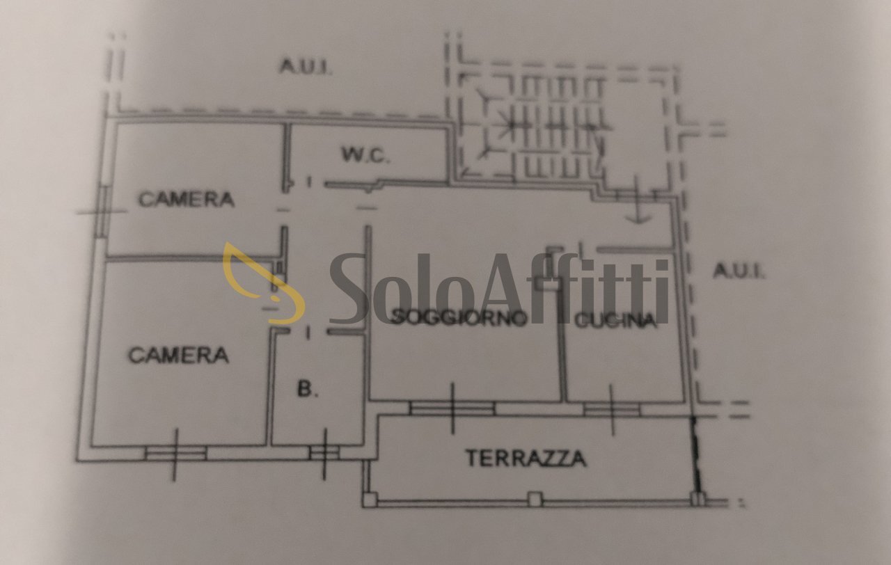 planimetria - Trilocale Figino Serenza - planimetria 1