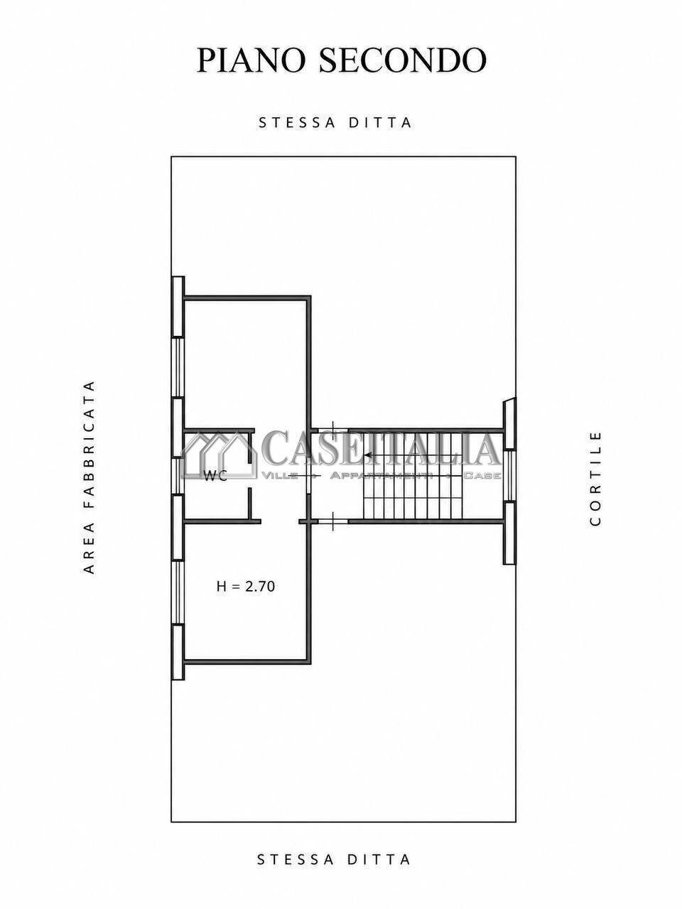 planimetria - Two-room apartment Via Monviso 35, Villarbasse - floor plans 1