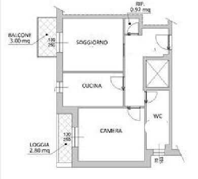 1 - Three-room apartment at auction Via Santa Matilde 6, Andora - floor plans 1