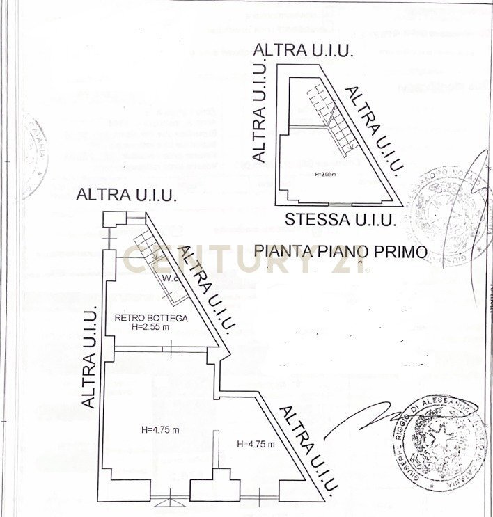 planimetria.viaplebiscito - Locale Commerciale Via Plebiscito  184, Catania - planimetria 1