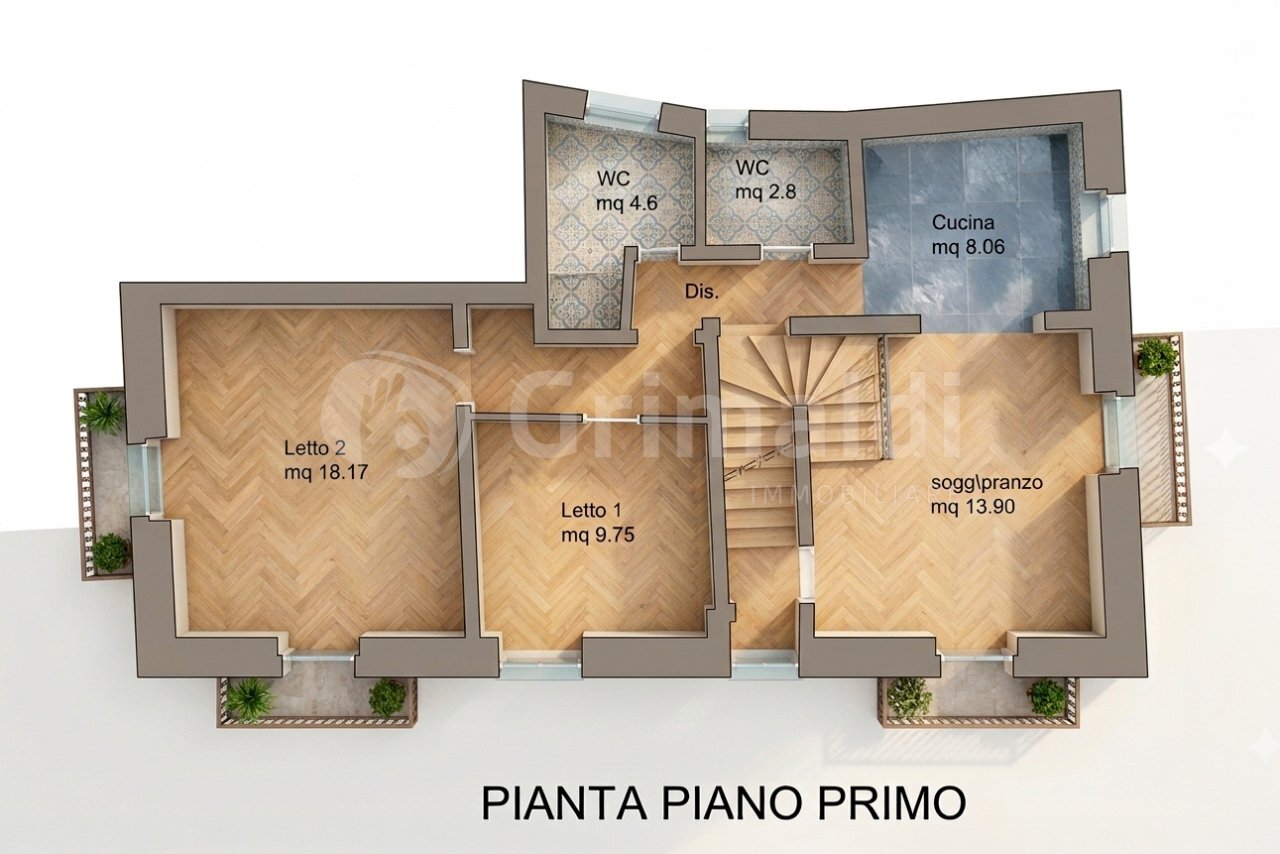 PLN P1.jpg - Independent house Via Genovesi 46, Noto - floor plans 1