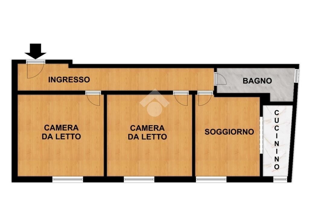 Trilocale Via Torquato Tasso, Savona - planimetria 1