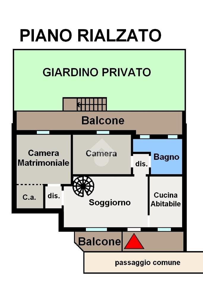 Villa a Schiera Via Fratelli Cervi, Carugate - planimetria 1