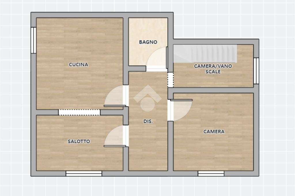 Three-family Villa Via Piangipane, Ravenna (neighborhood Borgo Fusara) - floor plans 1
