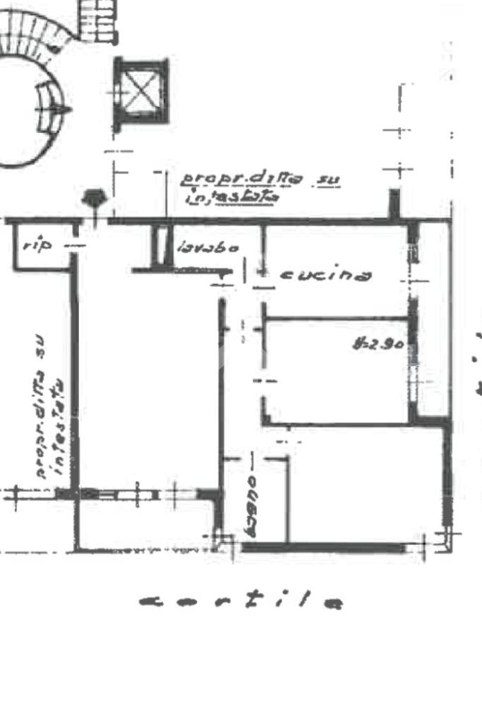 Three-room apartment via Cesare Pavese, Settimo Milanese - floor plans 1