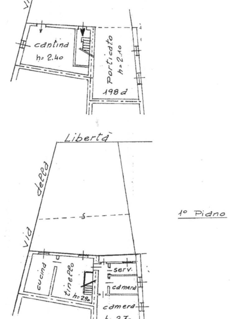 Trilocale Via liberta', Divignano - planimetria 1