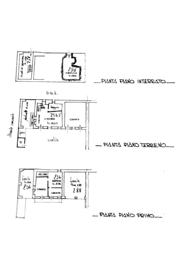 Semi-detached house Via della vittoria, Passerano Marmorito - floor plans 1