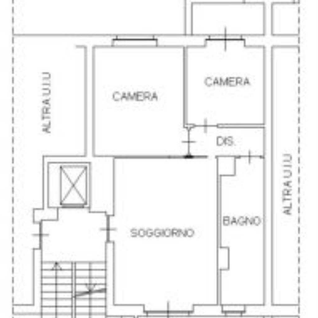 Three-room apartment Via Gressoney, 32, Torino (neighborhood Barriera Milano) - floor plans 1