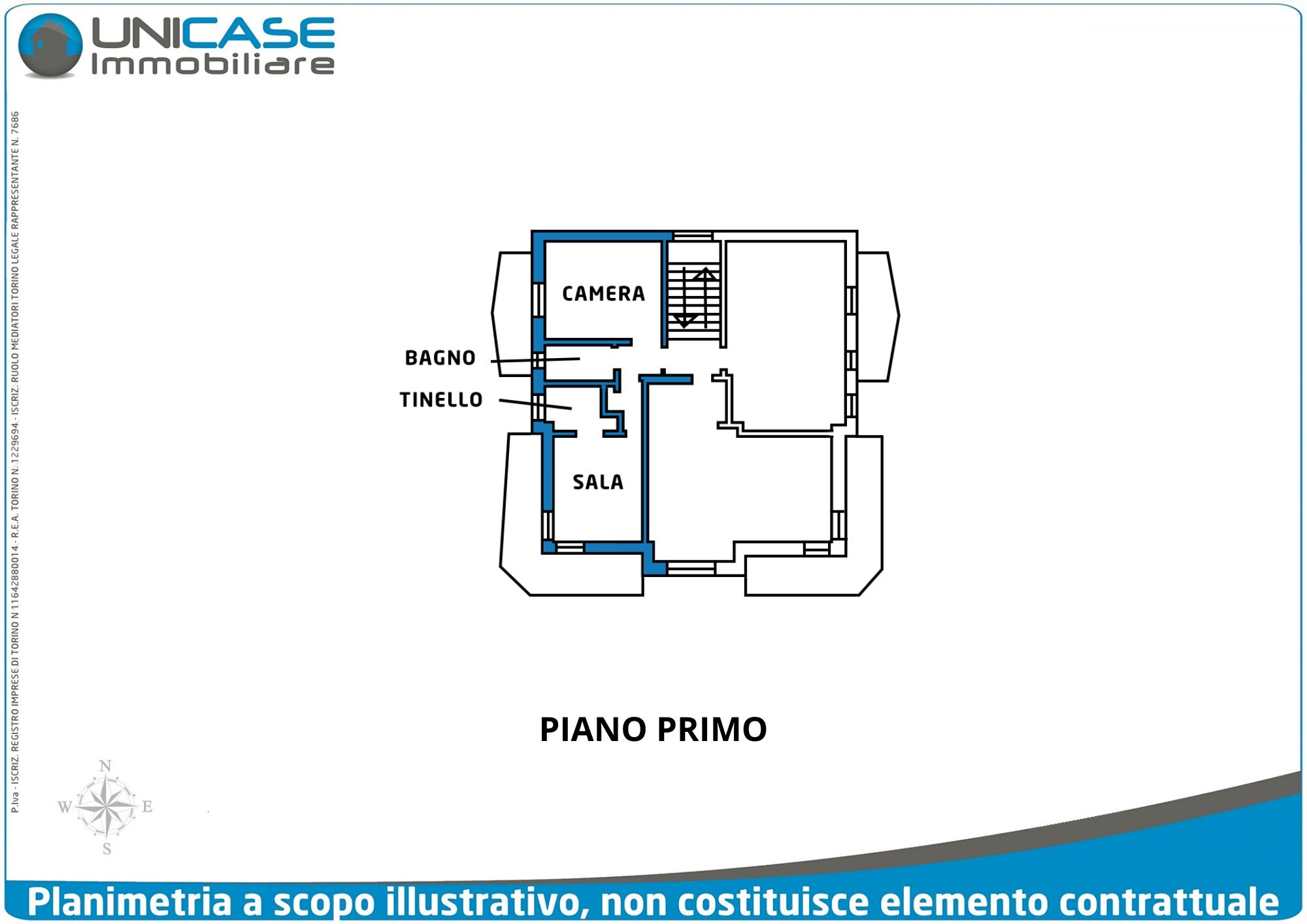 Bilocale ghisola, 6, frazione Ghisola, Paesana - planimetria 1