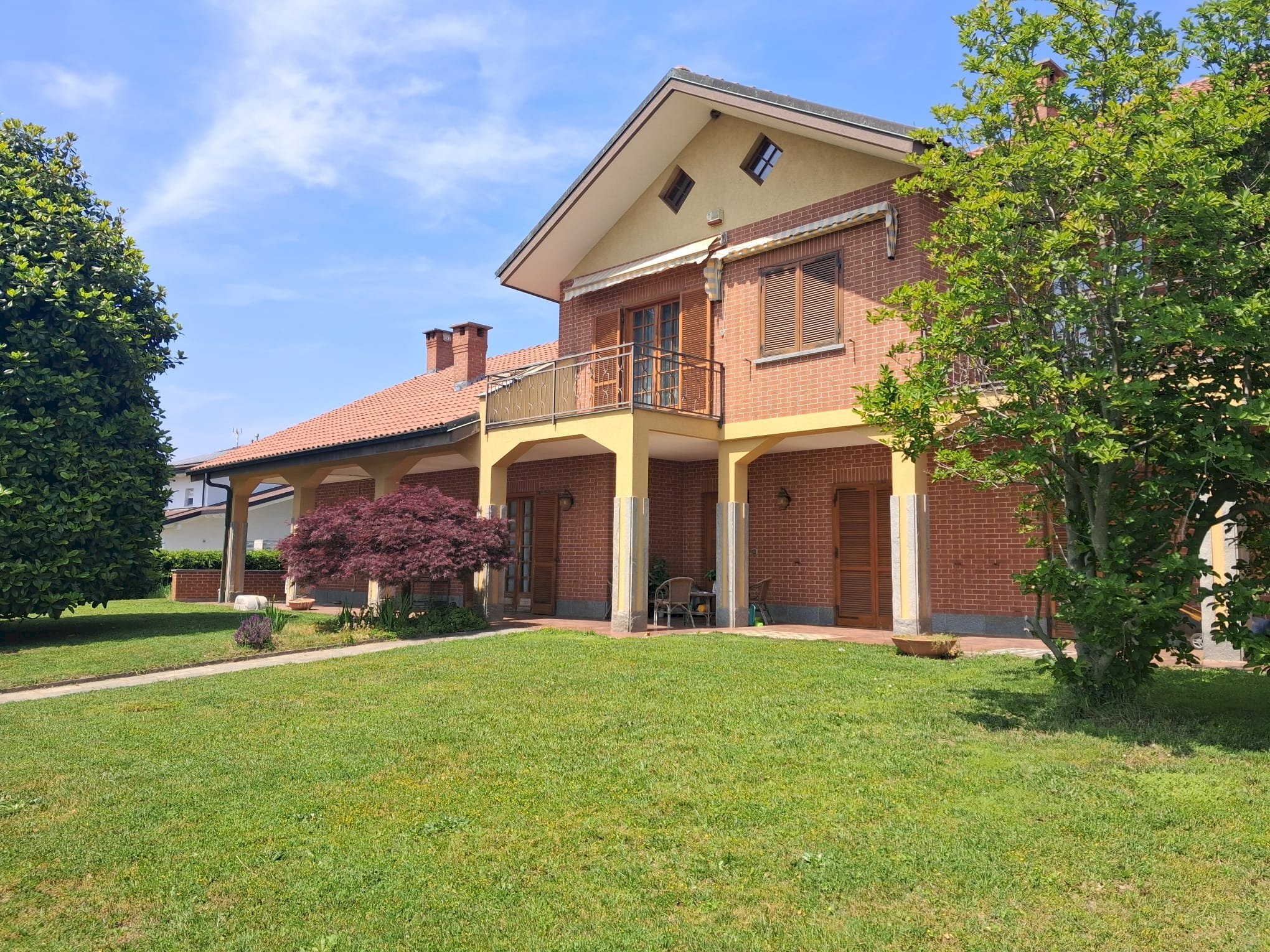 Facciata - Three-family Villa via Fratelli Vitrani, 20, Villarbasse - photo 1