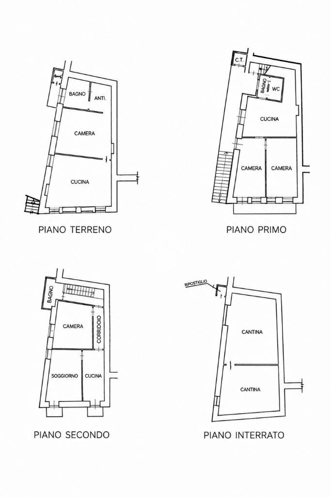 Apartment Via Roma, Mattie - floor plans 1