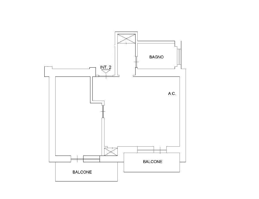 Foto 18 - Two-room apartment Via Ponza
 
22, Monterotondo - floor plans 1