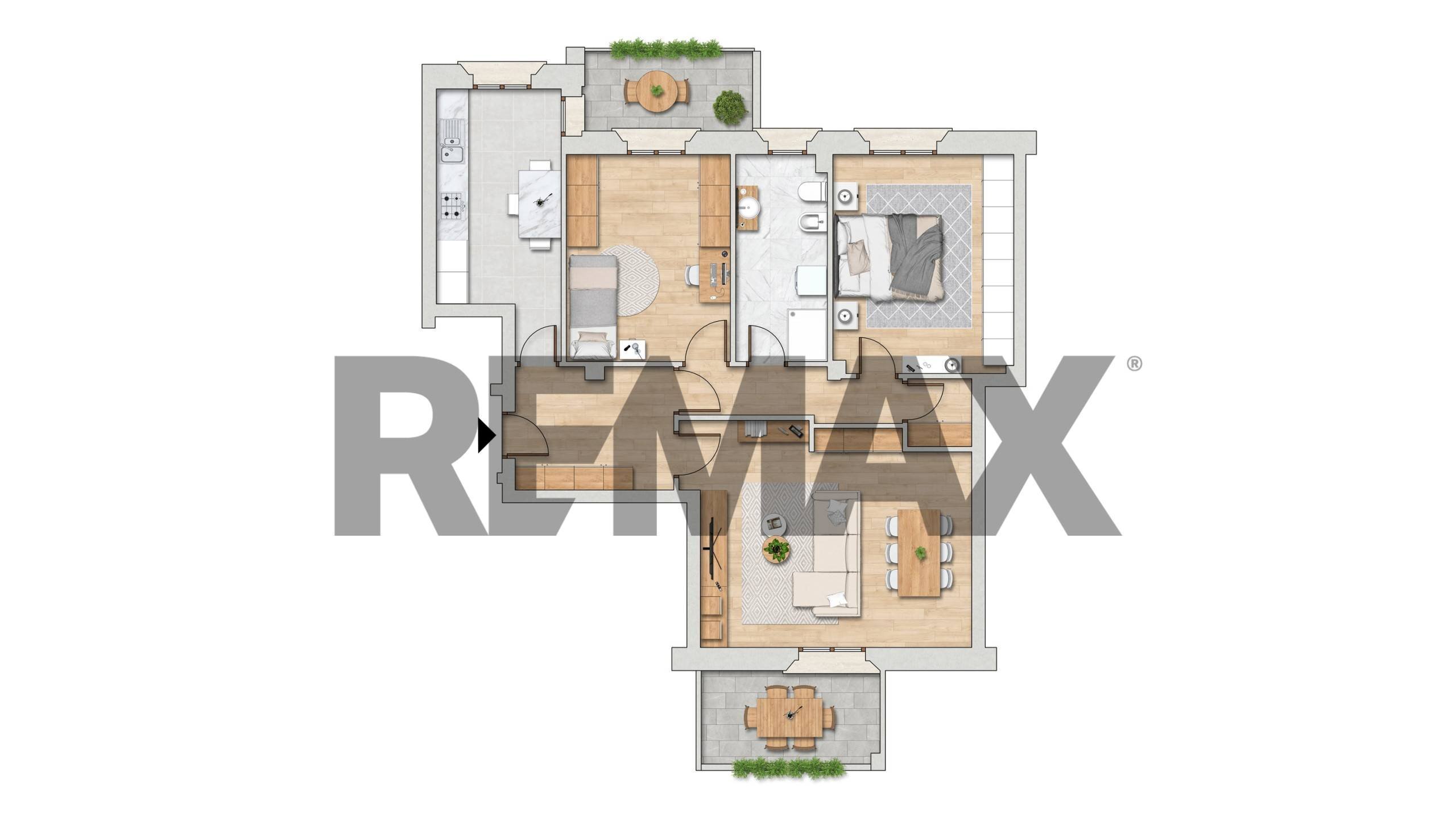 Pianta 2D - Three-room apartment Via Mazzini
 
21, Robbiate - floor plans 1