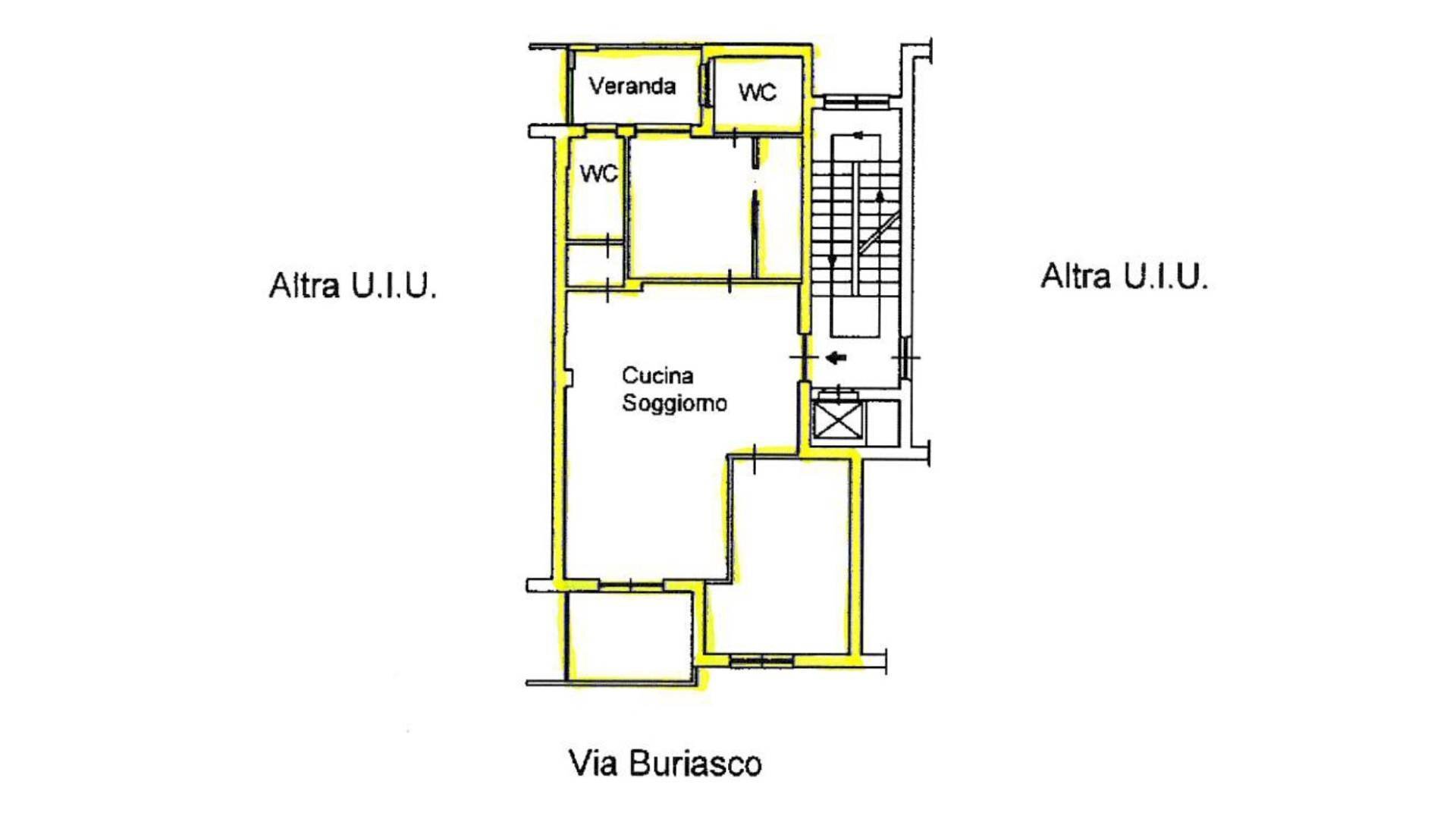 Foto 25 - Three-room apartment Via Buriasco
 
4, Torino - floor plans 1