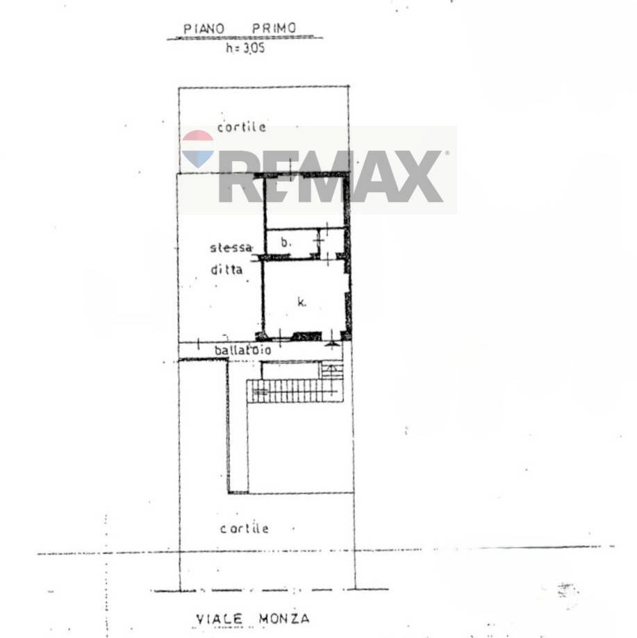 Pianta 2D - Two-room apartment Viale Monza
 
49, Milano - floor plans 1
