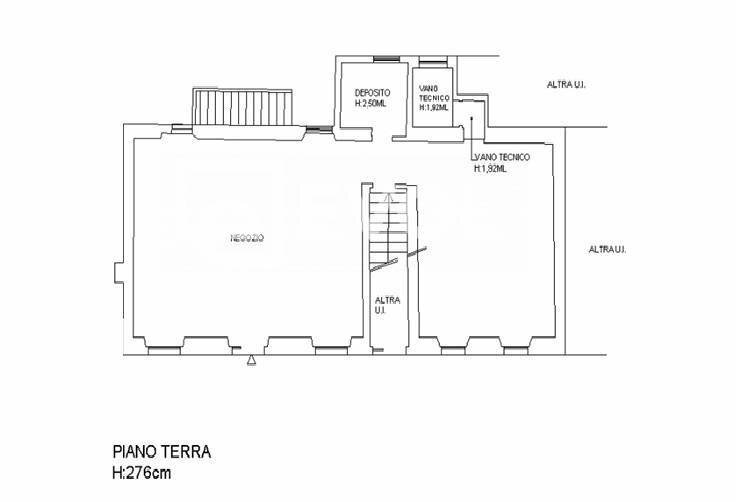 Foto 12 - Negozio Via Cividale
 
291, Udine - planimetria 1