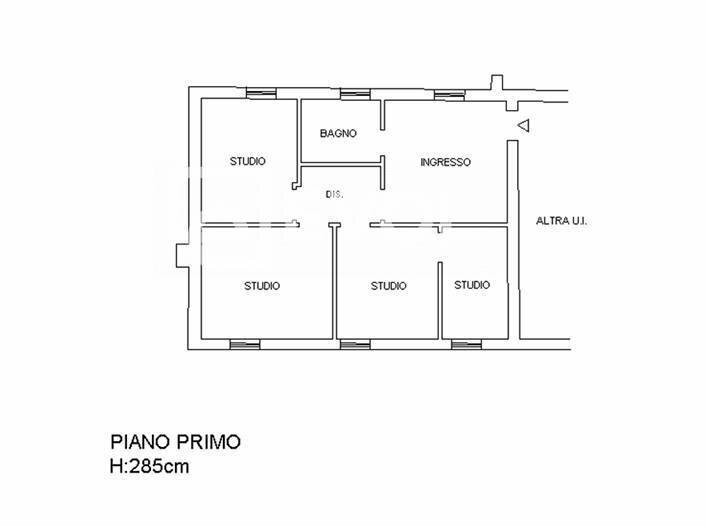 Foto 14 - Office Via Cividale
 
289, Udine - floor plans 1