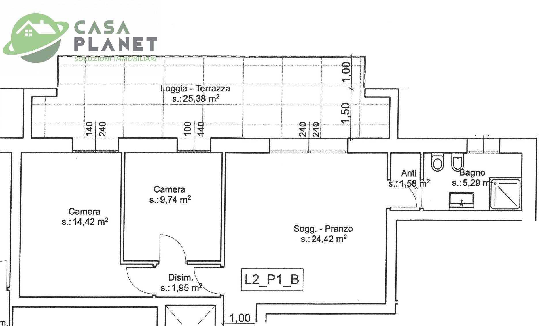 Foto 2 - Three-room apartment VIA CASONI, Mogliano Veneto - floor plans 1