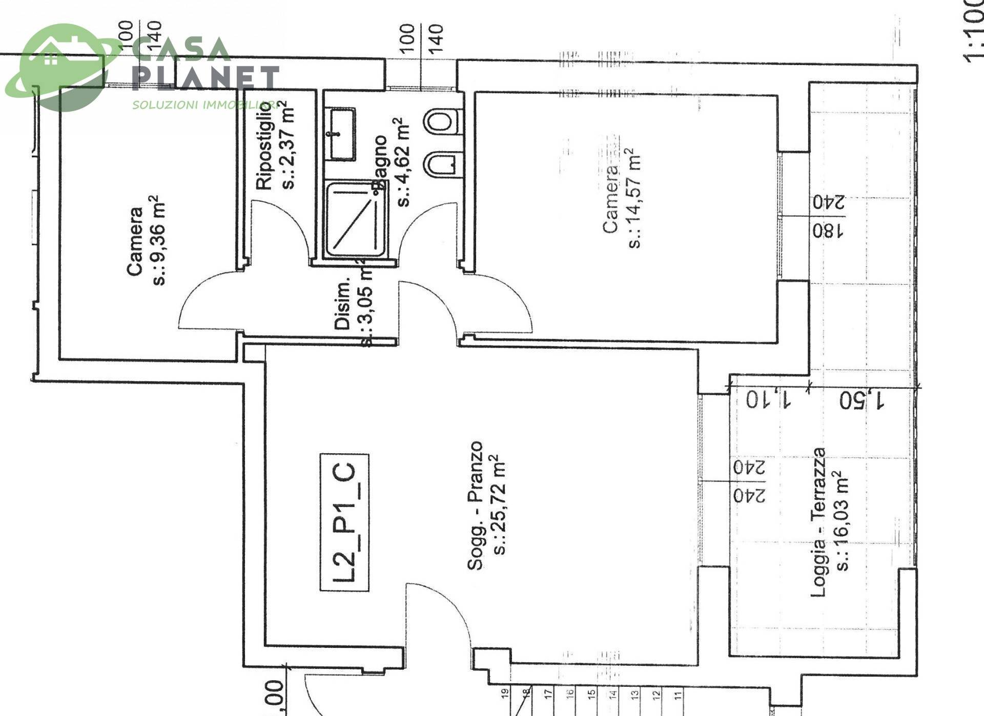 Foto 2 - Four-room apartment VIA CASONI, Mogliano Veneto - floor plans 1