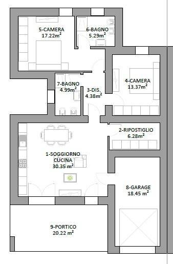 Foto 4 - Villa Via Dei Mille
 
132, Castelfranco Emilia - floor plans 1