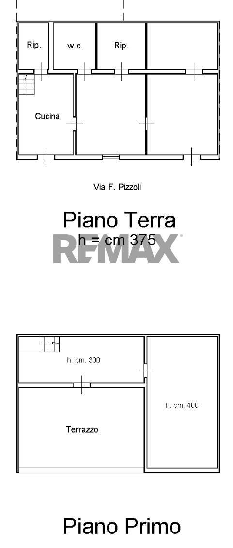 Pianta 2D - Independent house Via Faro Pizzoli
 
164, Cinisi - floor plans 1