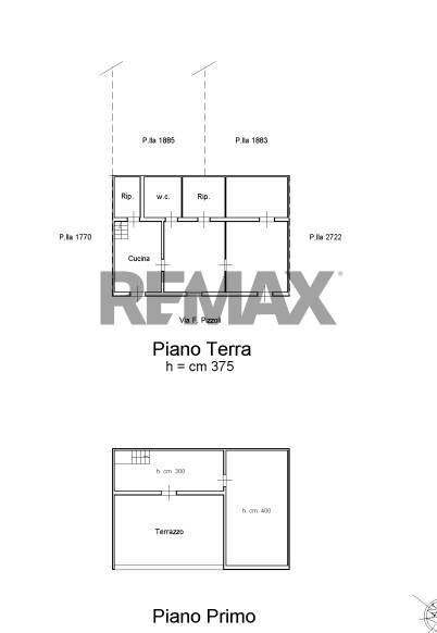 Pianta 2D - Casa indipendente Via Faro Pizzoli
 
164, Cinisi - planimetria 1