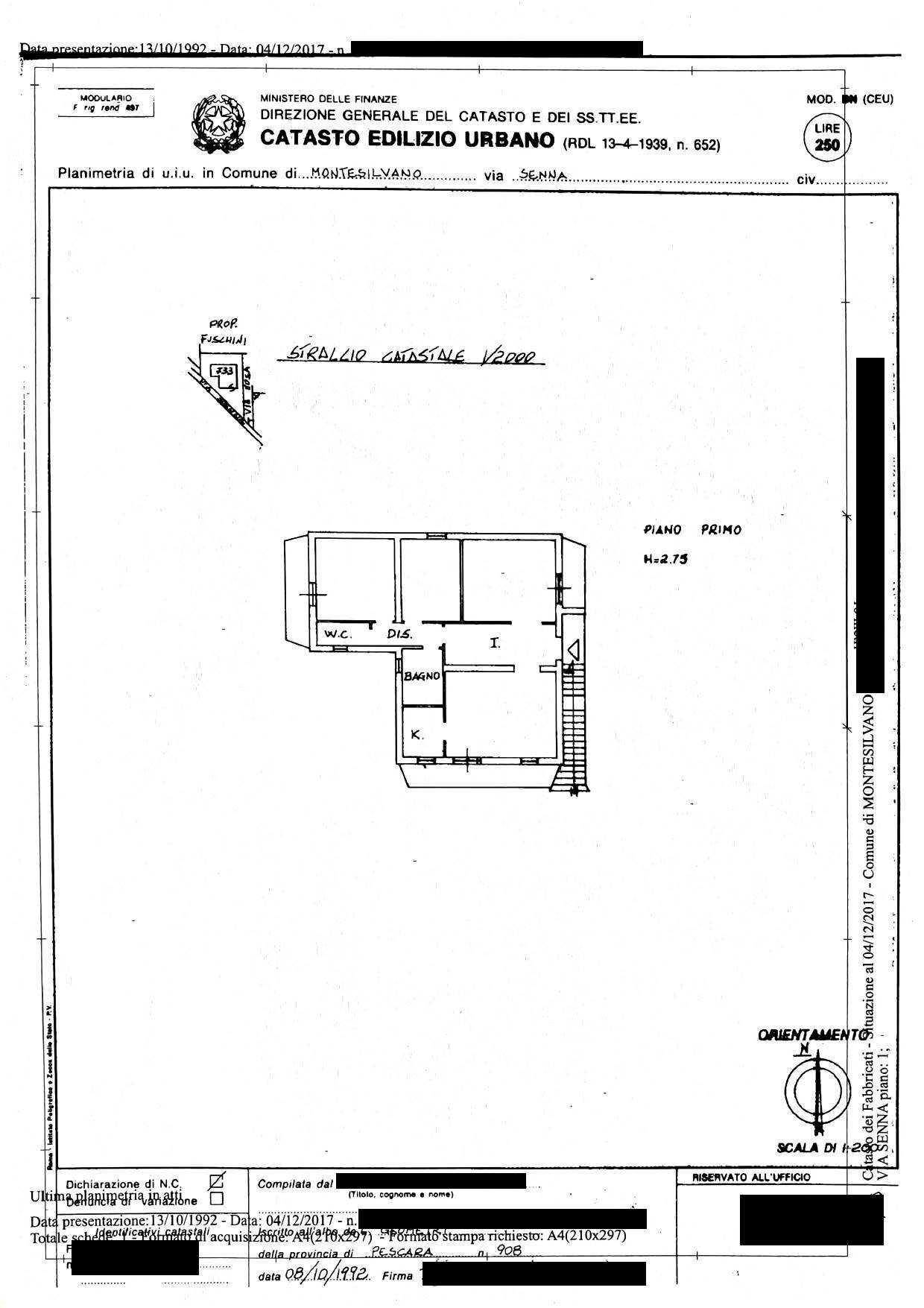 Foto 46 - Four-room apartment Via Senna, Montesilvano - floor plans 1