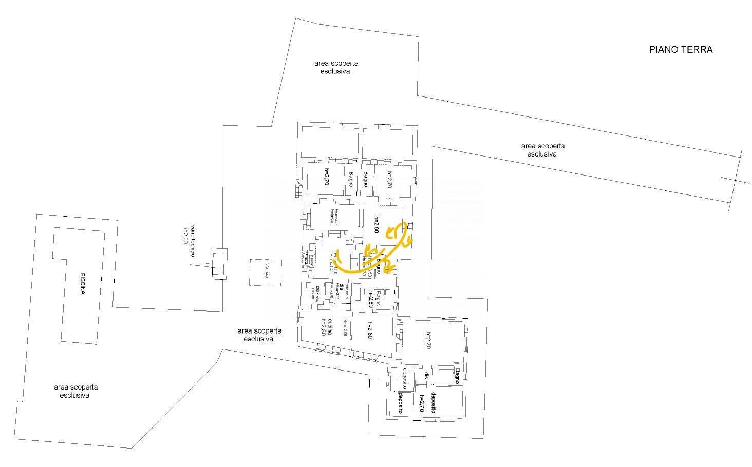 Piano terra - Baita Via Vaccari, Alberobello - floor plans 1