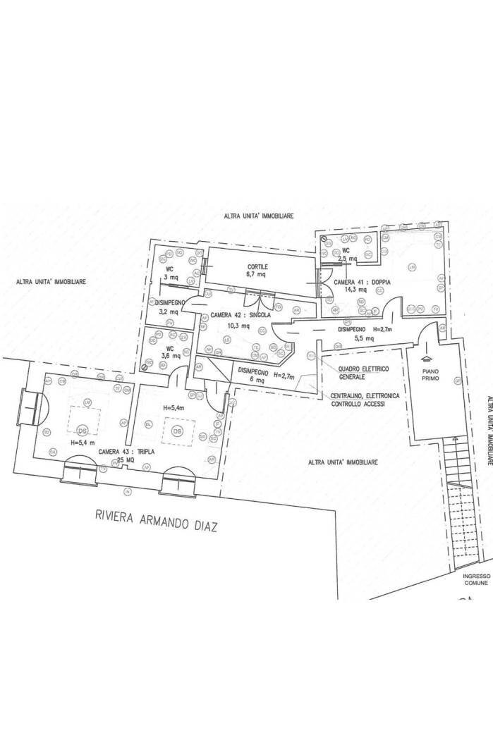 Trilocale Riviera Cristoforo Colombo, Gallipoli - planimetria 1