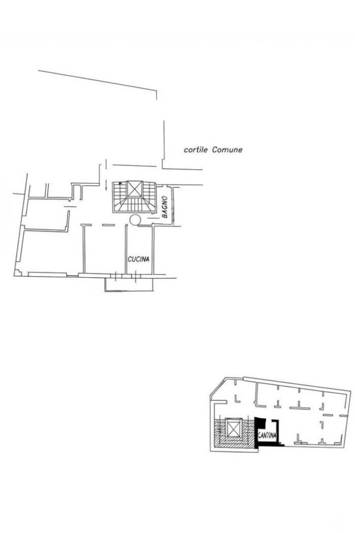 Trilocale via Ammiraglio Carlo Mirabello, Tortona - planimetria 1