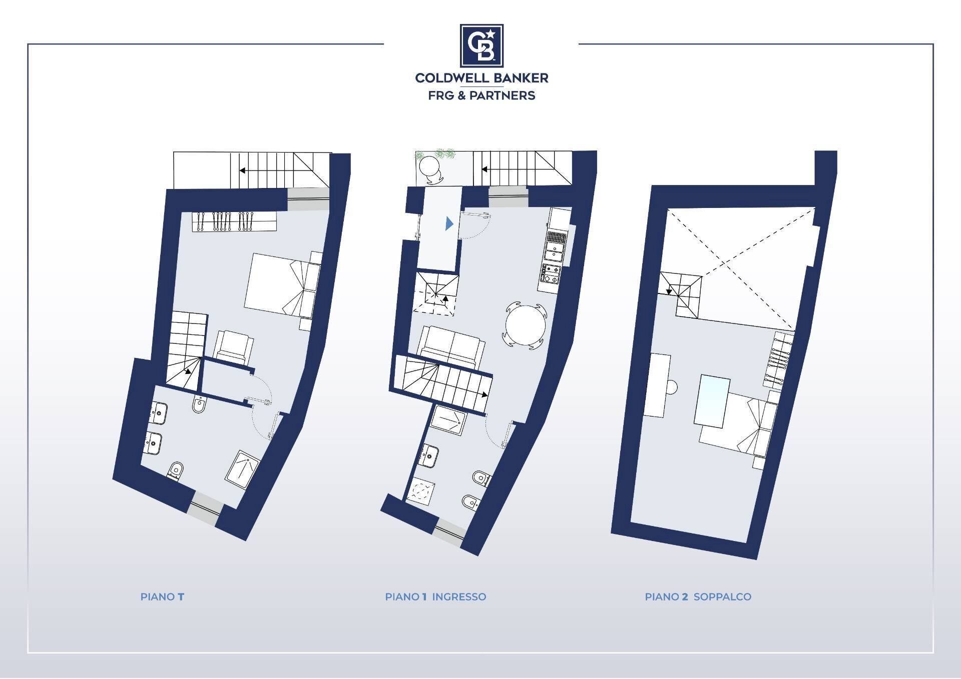 Foto 31 - Three-room apartment Via delle Caiole
 
24, Viterbo - floor plans 1
