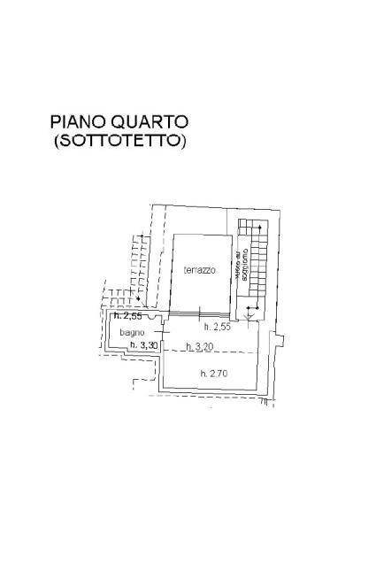 Two-room apartment piazza Santa Maria Maggiore, Mondovì - floor plans 1
