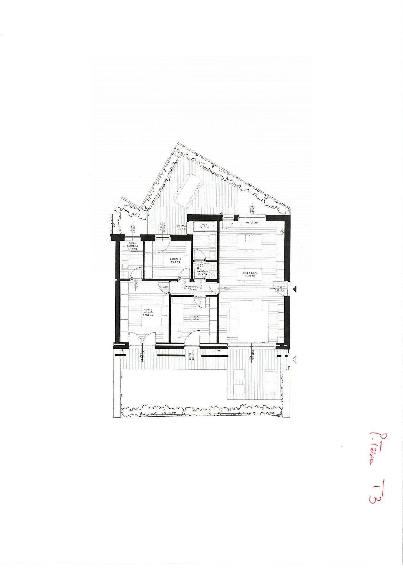 Foto 10 - Appartamento VIA PIAVE
 
SNC, Treviso - planimetria 1