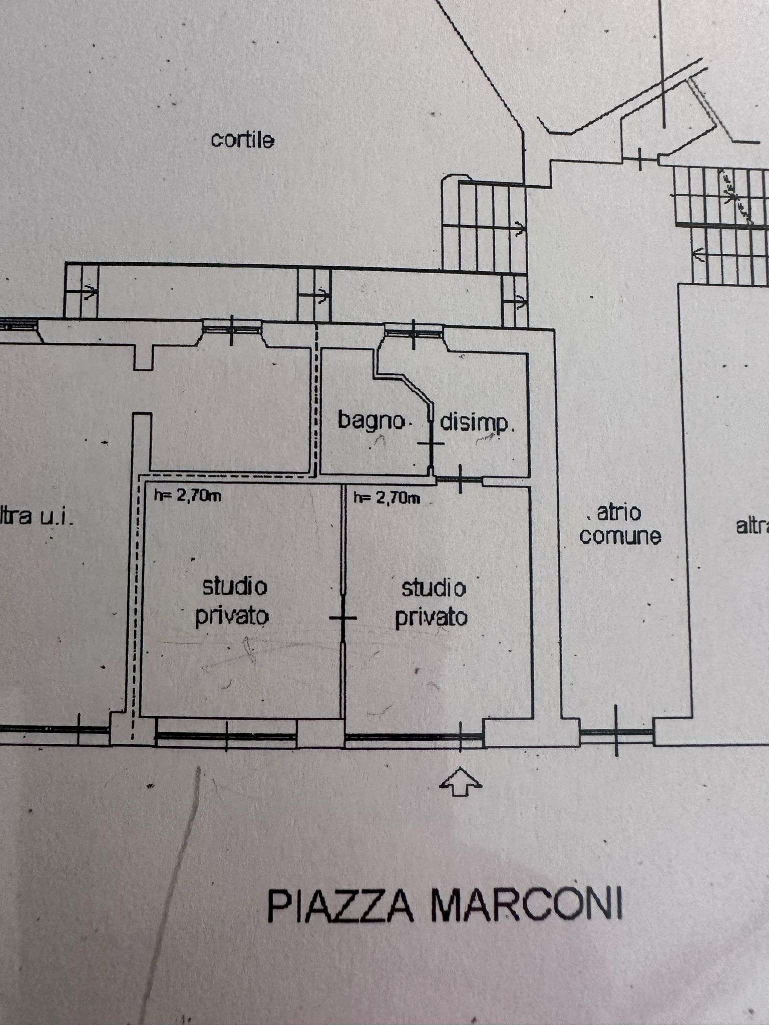 plan - Shop piazza Marconi, 11, Rivoli - floor plans 1