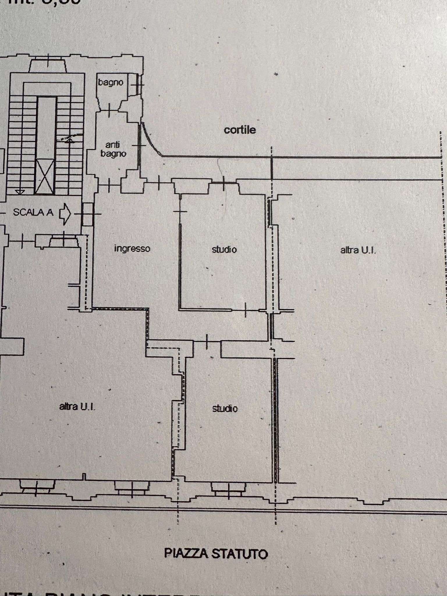 plan - Study piazza Statuto, 9, Torino (neighborhood Centro) - floor plans 1