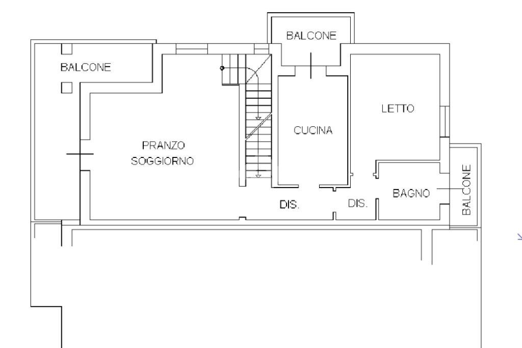 Porzione di casa Via Cesare Pavese, Montecchio Emilia - planimetria 1