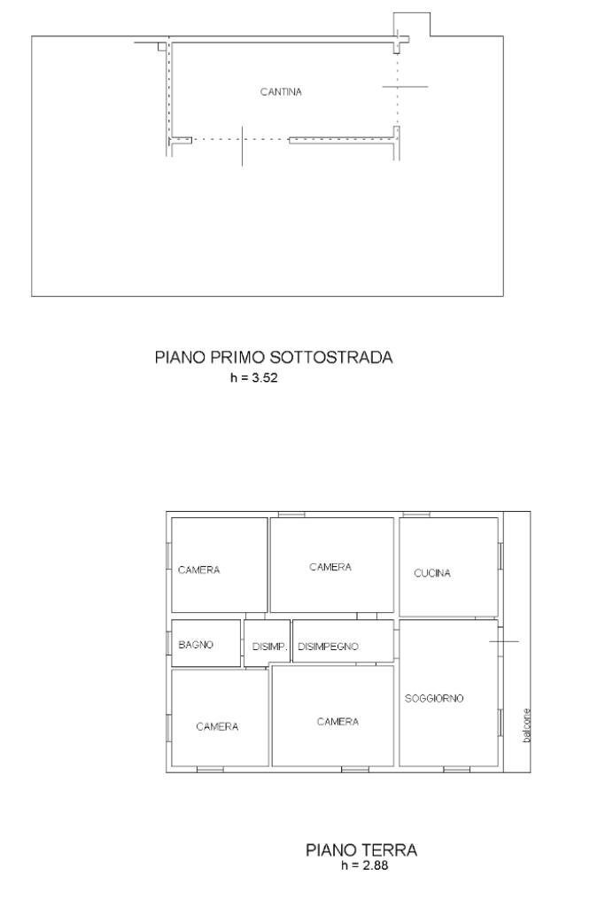 Casa indipendente Via Mutilati di Guerra, Toano - planimetria 1