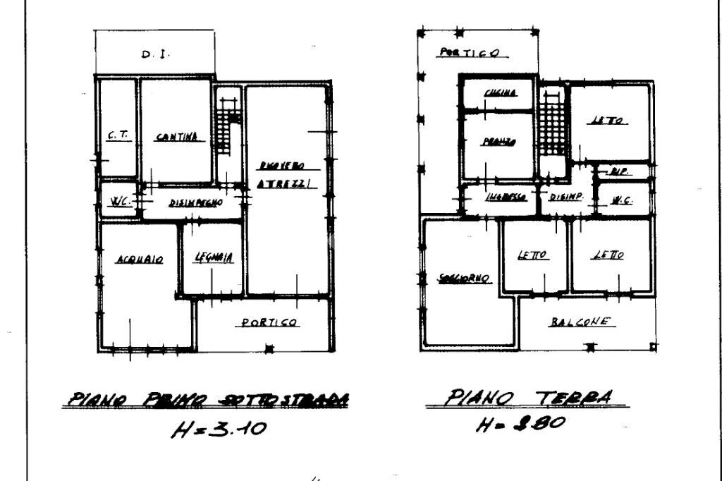 Villa Strada Provinciale 95, Villa Minozzo - floor plans 1