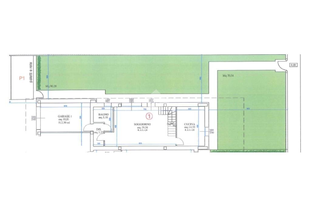 Terraced Villa Via Papa Giovanni Paolo II, San Cesario sul Panaro - floor plans 1