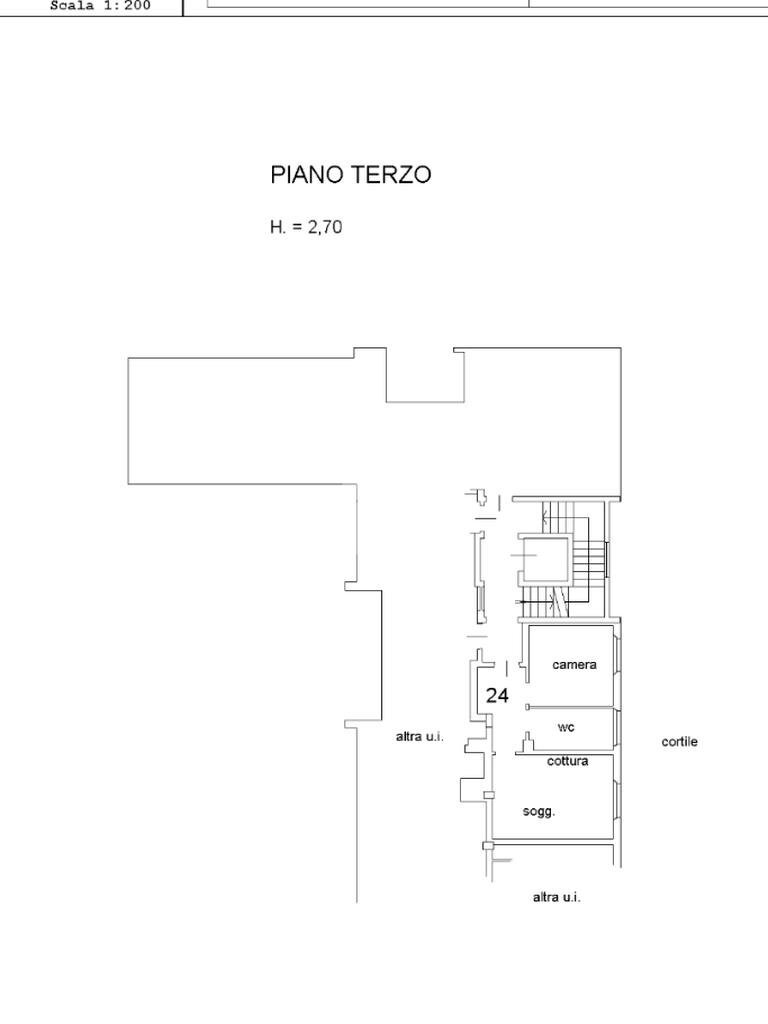 Bilocale Via Giacosa, Trezzano sul Naviglio - planimetria 1