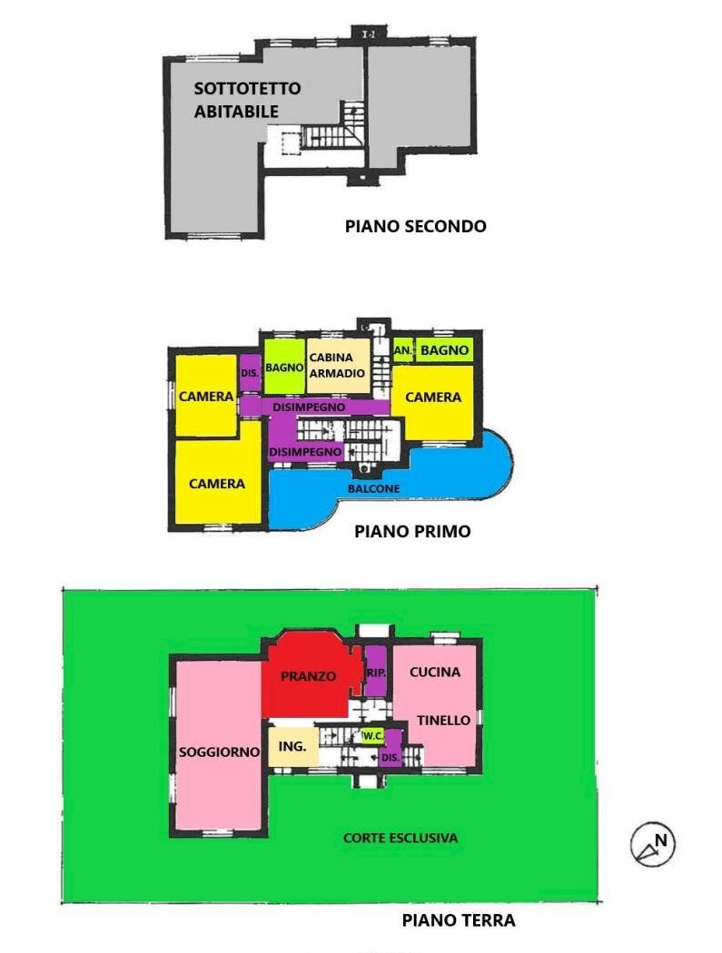 Villa Unifamiliare Ravenna (zona Centro Storico) - planimetria 1