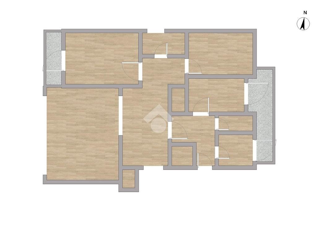 Appartamento Corso Siracusa, Torino (zona Santa Rita) - planimetria 1