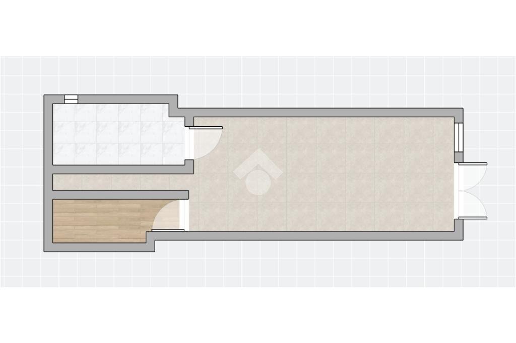 Two-room apartment Vicolo del Falcone, Bologna (neighborhood San Mamolo) - floor plans 1