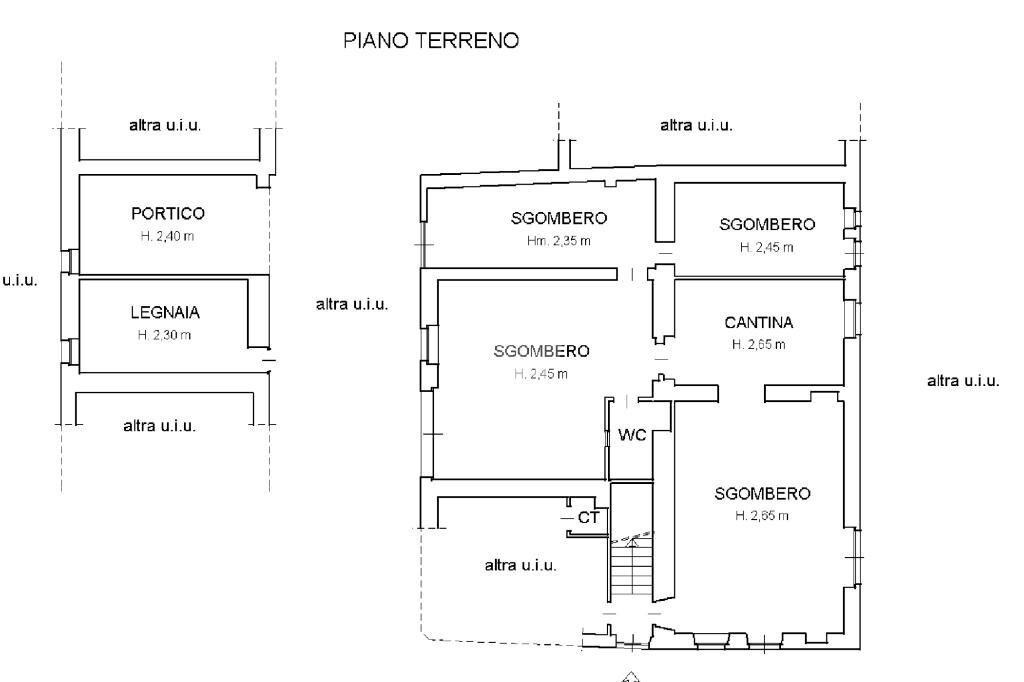 Casa semi indipendente Via Vassalli, La Morra - planimetria 1