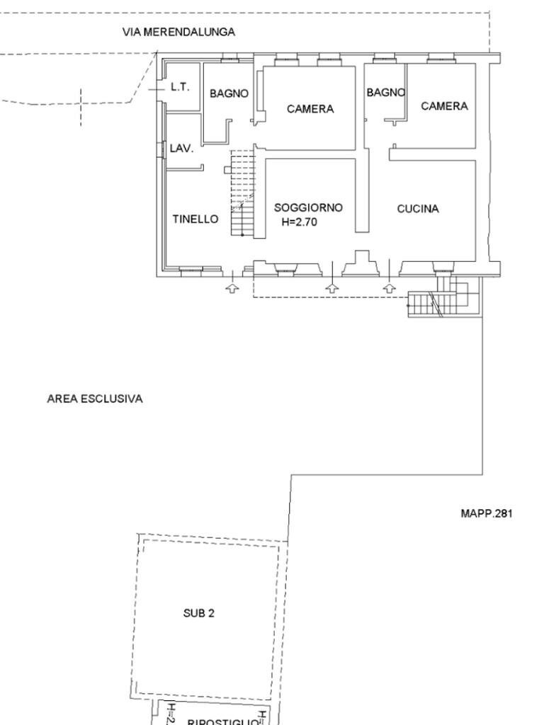 Villa Via Merendalunga, Oleggio - floor plans 1