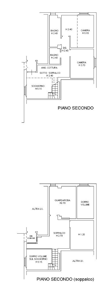 PLANIMETRIA - Bilocale via Emilia Levante, 134, Bologna - planimetria 1