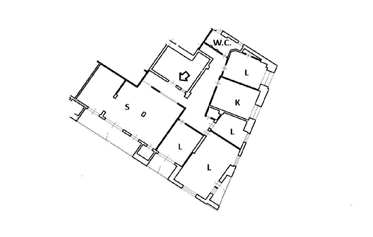 Appartamento Via Antonio Bruni, Martina Franca - planimetria 1