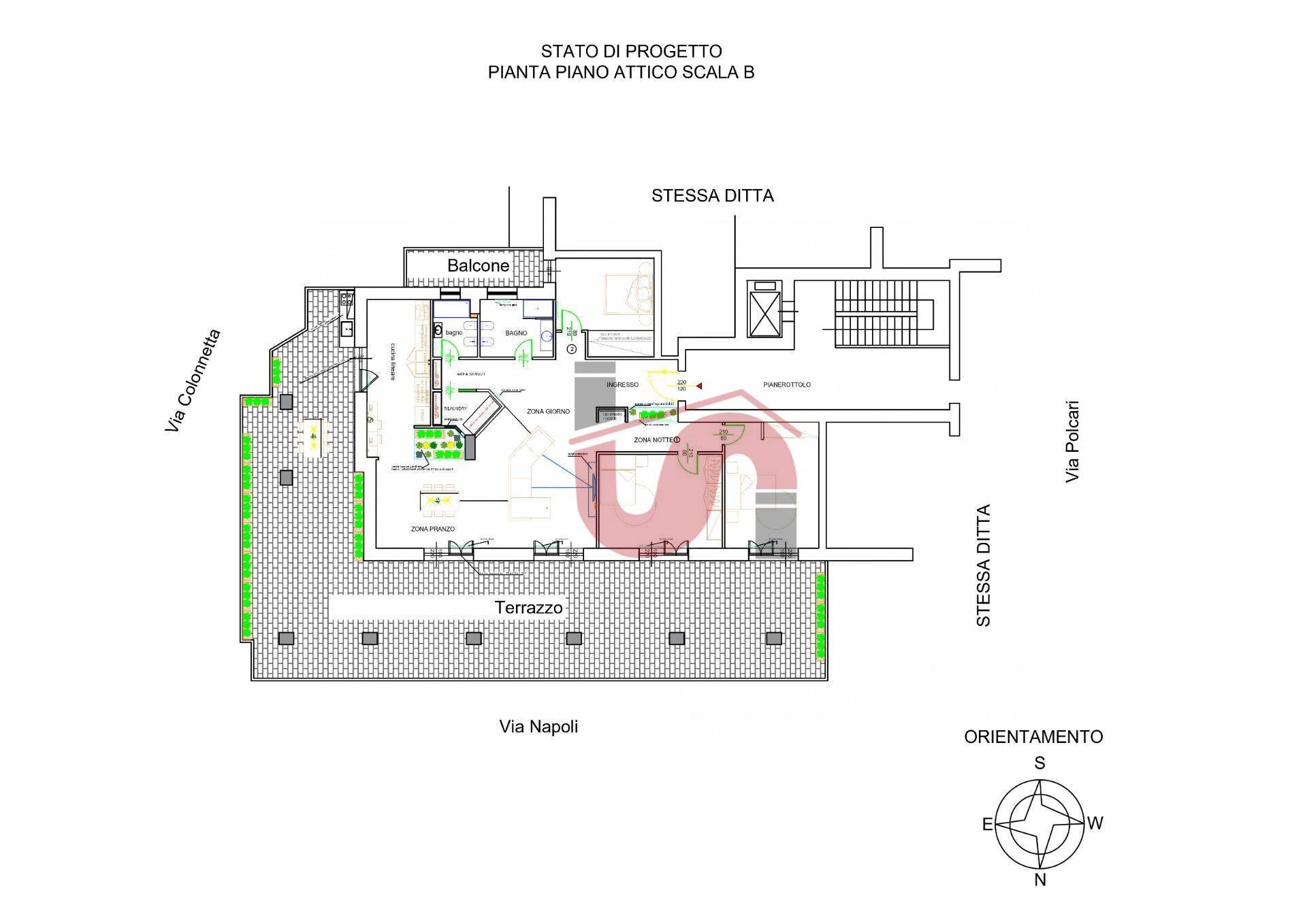Foto 2 - Attic Via Polcari, Benevento - floor plans 1