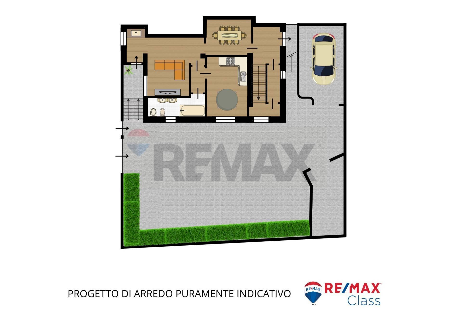 Pianta 2D - Semi-detached house via Mameli
 
43, Rho - floor plans 1