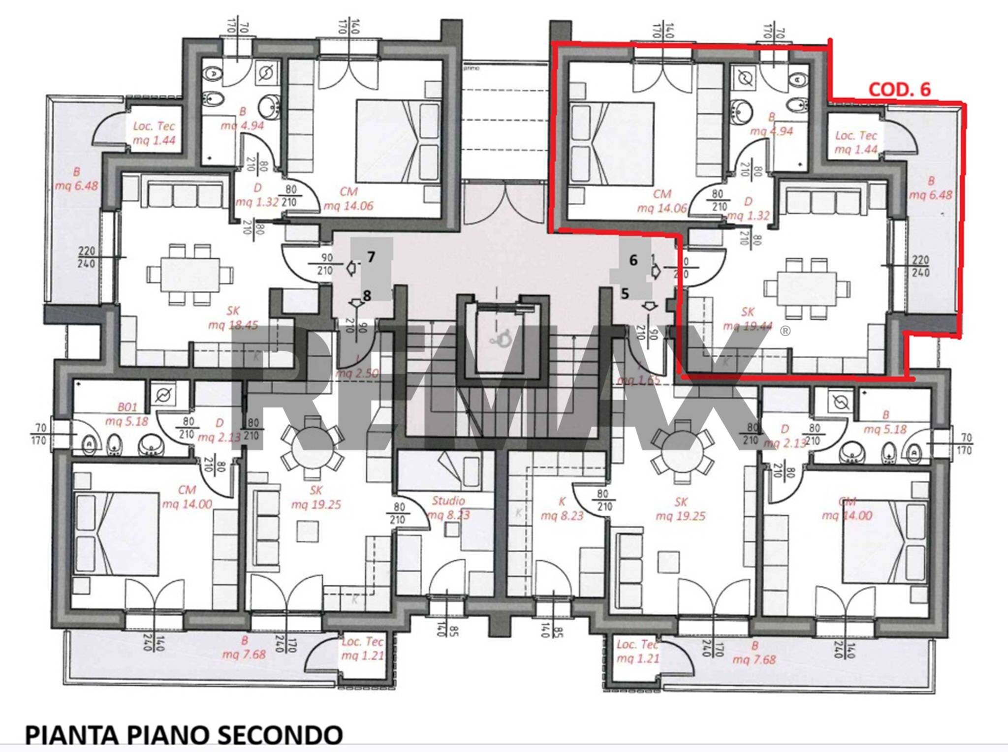 Pianta 2D - One-room apartment Via Curioni
 
10, Gallarate - floor plans 1